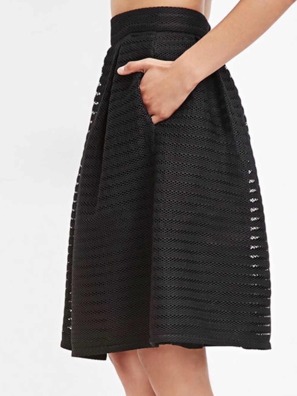 FOREVER 21 Black Women's Skirt - Small - Picture 3 of 8